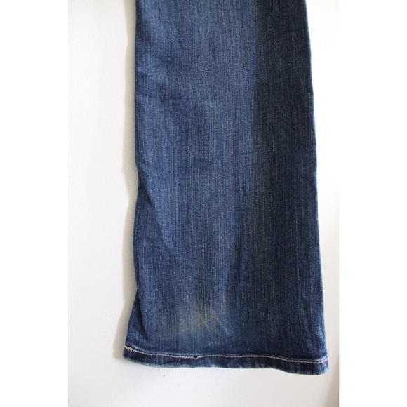 Maurices Distressed Boot Jeans 9/10 Long Preowned - Picture 6 of 8